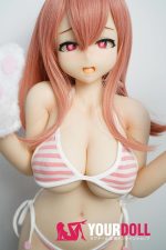 IROKEBIJIN Yui-B 90cm Fカップ フルシリコン White肌 トロ顔 猫パンチ アニメ系 フィギュア - 画像 (4)
