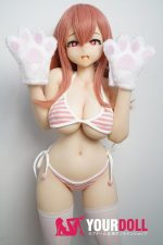 IROKEBIJIN Yui-B 90cm Fカップ フルシリコン White肌 トロ顔 猫パンチ アニメ系 フィギュア - 画像 (9)