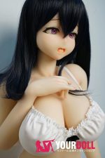 IROKEBIJIN Yui-B 95cm Fカップ フルシリコン White肌 初々しい ぐるぐる目 初エッチ アニメドール 新品 - 画像 (3)