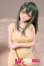 IROKEBIJIN Rico-A 90cm Fカップ S-TPE製 White肌 拗ね顔 巨乳 アニメ系 フィギュア - 画像 (4)