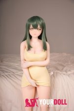 IROKEBIJIN Rico-A 90cm Fカップ S-TPE製 White肌 拗ね顔 巨乳 アニメ系 フィギュア - 画像 (9)