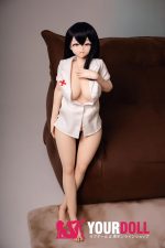 IROKEBIJIN Yui-B 95cm Fカップ フルシリコン White肌 ナース ぐるぐる目 アニメドール - 画像 (8)