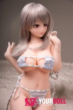 IROKEBIJIN Akane 95cm Fカップ S-TPE製 White肌 照れ顔 ミニ彼女 美人 アニメドール - 画像 (3)