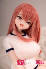 IROKEBIJIN Akari 90cm Fカップ S-TPE製 White肌 猫口 ブルマー アニメ系 フィギュア - 画像 (2)