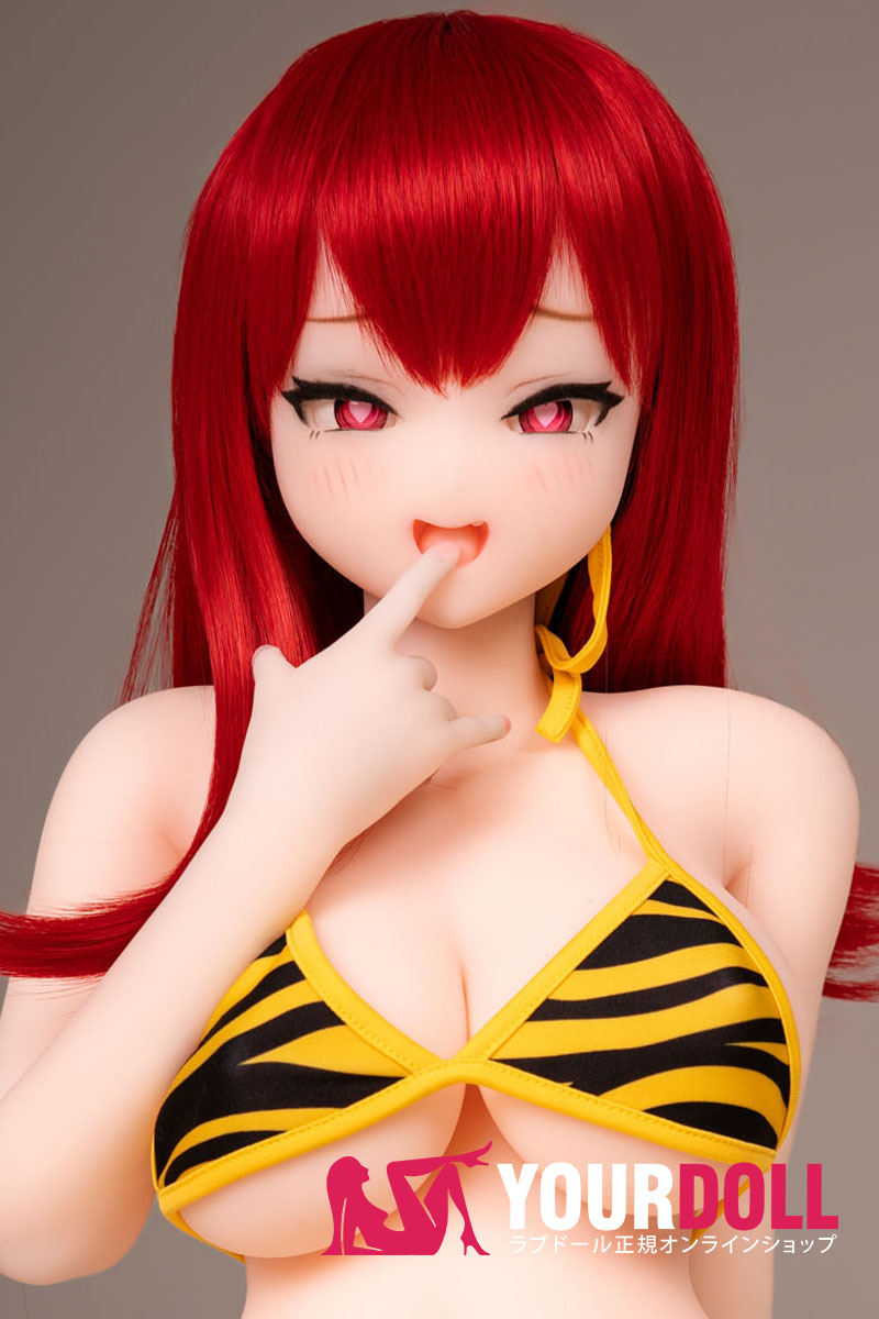 IROKEBIJIN Aoi 95cm Fカップ S-TPE製 White肌 ハート目 エロ 巨乳 アニメドール - 画像 (1)