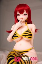 IROKEBIJIN Aoi 95cm Fカップ S-TPE製 White肌 ハート目 エロ 巨乳 アニメドール - 画像 (3)