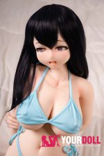 IROKEBIJIN Yui-B 95cm Fカップ フルシリコン White肌 ぐるぐる目 照れ隠し 思春期 アニメドール - 画像 (2)
