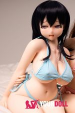 IROKEBIJIN Yui-B 95cm Fカップ フルシリコン White肌 ぐるぐる目 照れ隠し 思春期 アニメドール - 画像 (3)