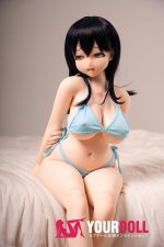 IROKEBIJIN Yui-B 95cm Fカップ フルシリコン White肌 ぐるぐる目 照れ隠し 思春期 アニメドール - 画像 (6)