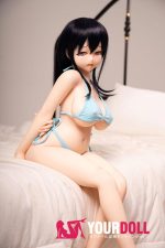 IROKEBIJIN Yui-B 95cm Fカップ フルシリコン White肌 ぐるぐる目 照れ隠し 思春期 アニメドール - 画像 (7)