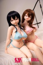 IROKEBIJIN Yui-B 95cm Fカップ フルシリコン White肌 ぐるぐる目 照れ隠し 思春期 アニメドール - 画像 (11)