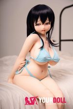 IROKEBIJIN Yui-B 95cm Fカップ フルシリコン White肌 ぐるぐる目 照れ隠し 思春期 アニメドール - 画像 (8)