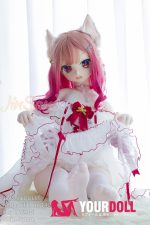 WM Dolls 風鈴 140cm Cカップ #Y001 ビニール製ヘッド+シリコン製ボディ ノーマル肌 猫娘 お姫様 アニメドール - 画像 (10)