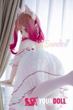 WM Dolls 風鈴 140cm Cカップ #Y001 ビニール製ヘッド+シリコン製ボディ ノーマル肌 猫娘 お姫様 アニメドール - 画像 (12)
