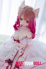 WM Dolls 風鈴 140cm Cカップ #Y001 ビニール製ヘッド+シリコン製ボディ ノーマル肌 猫娘 お姫様 アニメドール - 画像 (9)