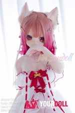 WM Dolls 風鈴 140cm Cカップ #Y001 ビニール製ヘッド+シリコン製ボディ ノーマル肌 猫娘 お姫様 アニメドール - 画像 (4)
