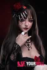 DOLLSENIOR 萌音(Mengyin) 163cm Eカップ ノーマル肌 フルシリコン 顎機能付き ダークメイク 美人 ラブドール - 画像 (2)