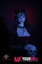 DOLLSENIOR 萌音(Mengyin) 163cm Eカップ ノーマル肌 フルシリコン 顎機能付き ダークメイク 美人 ラブドール - 画像 (5)