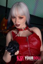 XTDOLL Andrea XT-37-A 163cm Gカップ ノーマル肌 フルシリコン 顎機能追加可 コスプレ系 ダークメイク ラブドール - 画像 (2)