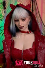 XTDOLL Andrea XT-37-A 163cm Gカップ ノーマル肌 フルシリコン 顎機能追加可 コスプレ系 ダークメイク ラブドール - 画像 (8)