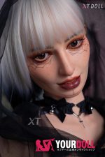 XTDOLL Andrea XT-37-A 163cm Gカップ ノーマル肌 フルシリコン 顎機能追加可 コスプレ系 ダークメイク ラブドール - 画像 (4)