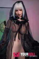 XTDOLL Andrea XT-37-A 163cm Gカップ ノーマル肌 フルシリコン 顎機能追加可 コスプレ系 ダークメイク ラブドール - 画像 (10)