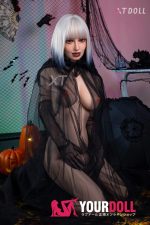 XTDOLL Andrea XT-37-A 163cm Gカップ ノーマル肌 フルシリコン 顎機能追加可 コスプレ系 ダークメイク ラブドール - 画像 (13)
