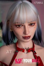 XTDOLL Andrea XT-37-A 163cm Gカップ ノーマル肌 フルシリコン 顎機能追加可 コスプレ系 ダークメイク ラブドール - 画像 (5)