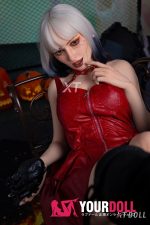 XTDOLL Andrea XT-37-A 163cm Gカップ ノーマル肌 フルシリコン 顎機能追加可 コスプレ系 ダークメイク ラブドール - 画像 (6)