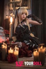 Fudoll 杨枝甘露 #J040 161cm Eカップ フルシリコン 顎機能付き ゴスロリ 舌出し 小悪魔彼女 ラブドール - 画像 (11)