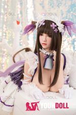 Fudoll 莎莉 #J037 162cm Fカップ フルシリコン 顎機能付き コスプレ系 魅惑の谷間 美人 ラブドール - 画像 (2)