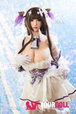 Fudoll 莎莉 #J037 162cm Fカップ フルシリコン 顎機能付き コスプレ系 魅惑の谷間 美人 ラブドール - 画像 (7)