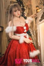 Fudoll 小北 #J032 165cm Fカップ フルシリコン 顎機能付き 超柔らかい＆スーパー軽量化 サンタガール 美人 ラブドール - 画像 (4)