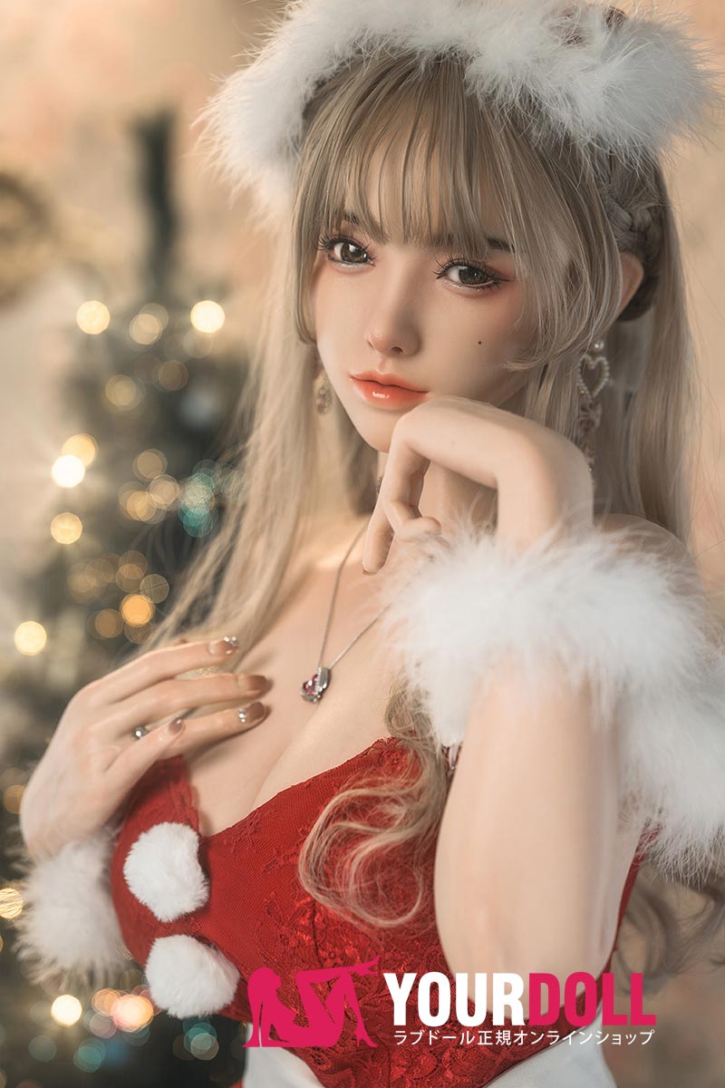 Fudoll 小北 #J032 165cm Fカップ フルシリコン 顎機能付き 超柔らかい&スーパー軽量化 サンタガール 美人 ラブドール - 画像 (1)