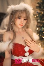 Fudoll 小北 #J032 165cm Fカップ フルシリコン 顎機能付き 超柔らかい＆スーパー軽量化 サンタガール 美人 ラブドール - 画像 (2)