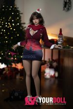 Funwest Lily #036 157cm Gカップ  Natural肌 JK 美少女 魅惑の谷間 クリスマスデート ラブドール - 画像 (9)