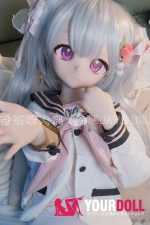 GUAVADOLL DM02 143cm Cカップ ノーマル肌 手描きメイク 瞳デカール ビニール製のヘッド 儚い 美少女 アニメドール