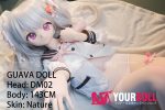 GUAVADOLL DM02 143cm Cカップ ノーマル肌 手描きメイク 瞳デカール ビニール製のヘッド 儚い 美少女 アニメドール - 画像 (10)