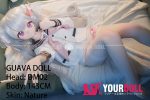 GUAVADOLL DM02 143cm Cカップ ノーマル肌 手描きメイク 瞳デカール ビニール製のヘッド 儚い 美少女 アニメドール - 画像 (11)