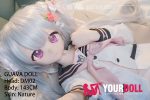 GUAVADOLL DM02 143cm Cカップ ノーマル肌 手描きメイク 瞳デカール ビニール製のヘッド 儚い 美少女 アニメドール - 画像 (9)
