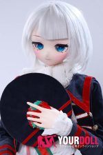 GUAVADOLL DM02 160cm Cカップ ノーマル肌 手描きメイク フルPVC製 白髪 エレガンス アニメドール 新品