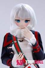 GUAVADOLL DM02 160cm Cカップ ノーマル肌 手描きメイク フルPVC製 白髪 エレガンス アニメドール 新品 - 画像 (2)