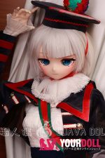 GUAVADOLL DM02 160cm Cカップ ノーマル肌 手描きメイク フルPVC製 白髪 等身大 アニメドール 新品 - 画像 (2)