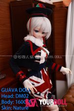 GUAVADOLL DM02 160cm Cカップ ノーマル肌 手描きメイク フルPVC製 白髪 等身大 アニメドール 新品 - 画像 (6)