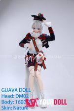 GUAVADOLL DM02 160cm Cカップ ノーマル肌 手描きメイク フルPVC製 白髪 エレガンス アニメドール 新品 - 画像 (8)