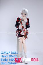 GUAVADOLL DM02 160cm Cカップ ノーマル肌 手描きメイク フルPVC製 白髪 エレガンス アニメドール 新品 - 画像 (10)