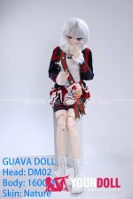GUAVADOLL DM02 160cm Cカップ ノーマル肌 手描きメイク フルPVC製 白髪 エレガンス アニメドール 新品 - 画像 (12)
