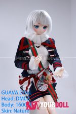 GUAVADOLL DM02 160cm Cカップ ノーマル肌 手描きメイク フルPVC製 白髪 エレガンス アニメドール 新品 - 画像 (5)