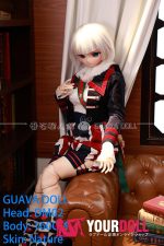 GUAVADOLL DM02 160cm Cカップ ノーマル肌 手描きメイク フルPVC製 白髪 等身大 アニメドール 新品 - 画像 (9)