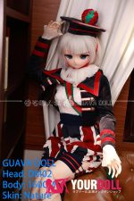 GUAVADOLL DM02 160cm Cカップ ノーマル肌 手描きメイク フルPVC製 白髪 等身大 アニメドール 新品 - 画像 (7)